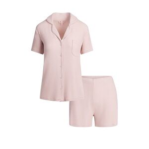 Skims Soft Lounge Short Sleep Set in Morganite